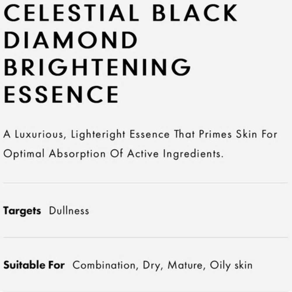 111SKIN‎ Black, diamond brightening essence- New